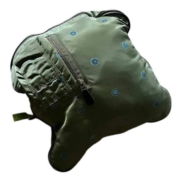 Size 4/XL - Kapital MA-1 Olive Men's Pillow Bomber Jacket